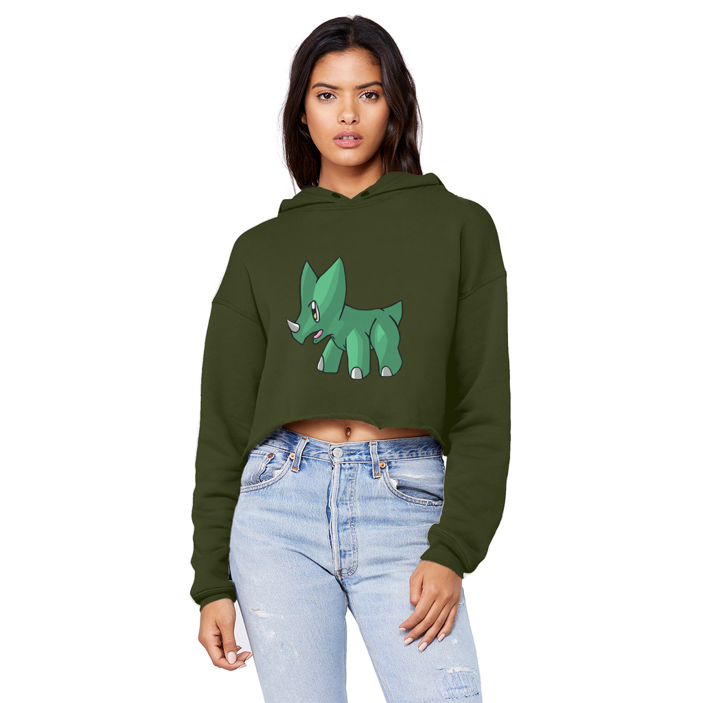 Treevetop Unisex Cropped Raw Edge Boyfriend Hoodie in various colors, showcasing its relaxed fit and raw edge hem.