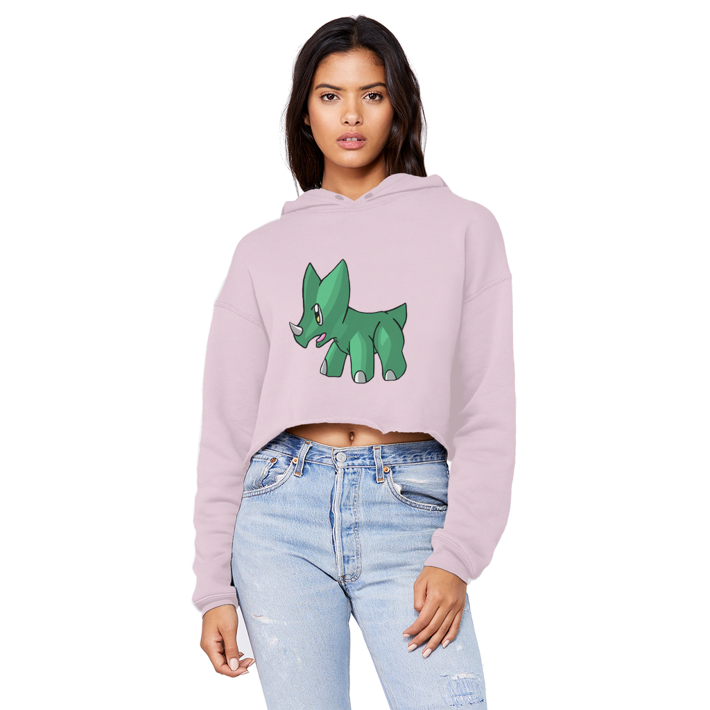 Treevetop Unisex Cropped Raw Edge Boyfriend Hoodie in various colors, showcasing its relaxed fit and raw edge hem.