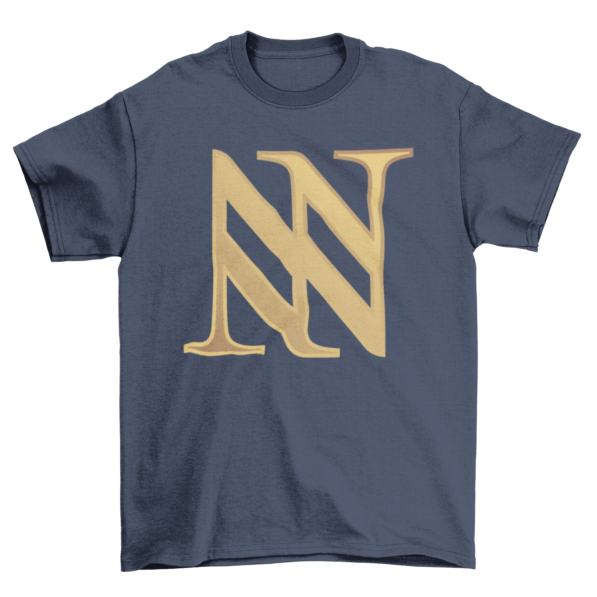 Triple N Abstract T-shirt featuring a unique design of three Ns intertwined, showcasing modern art style.