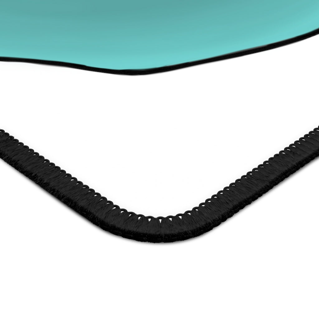 Troffle Gaming Mouse Pad with vibrant custom design and stitched edges, measuring 9x7 inches.