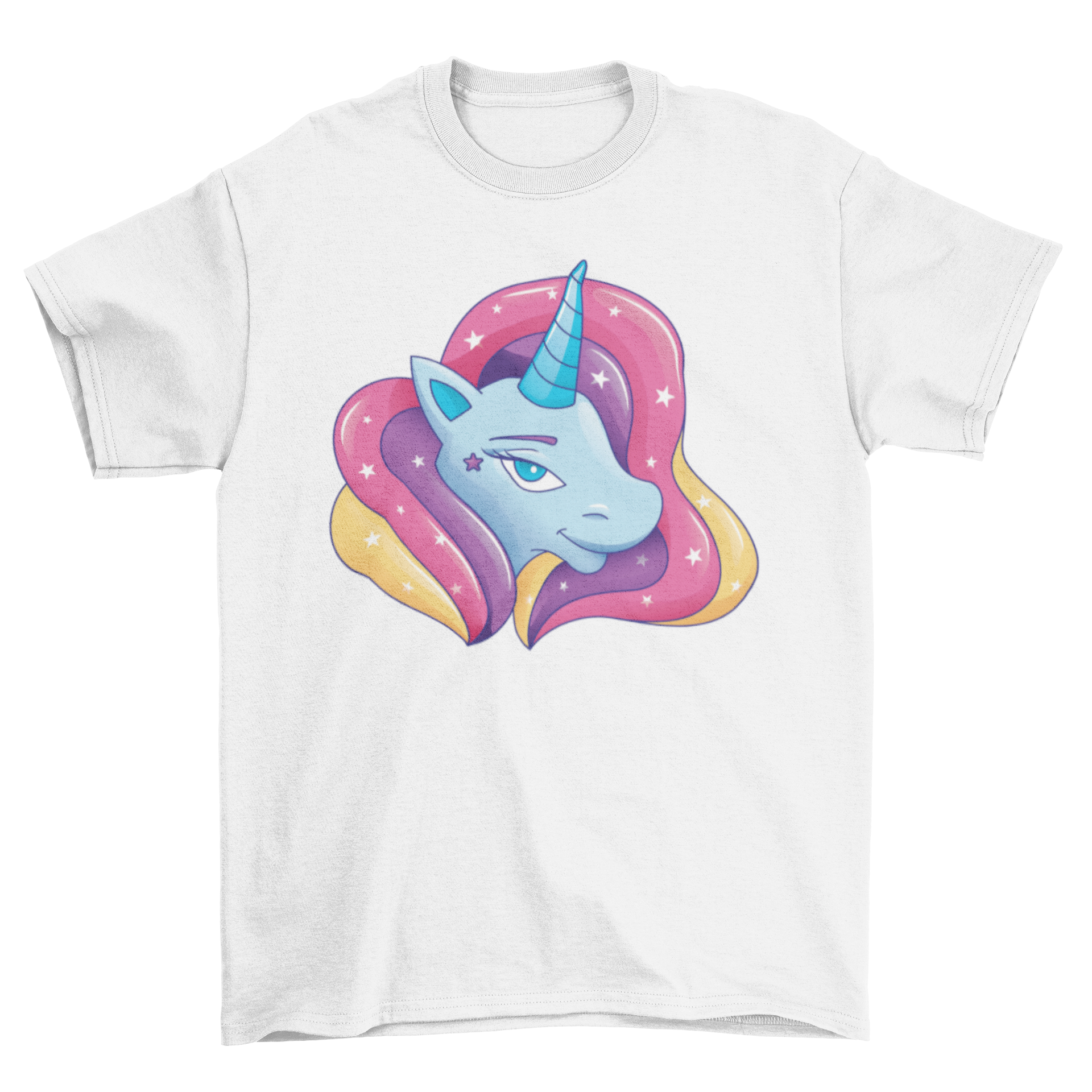 A colorful Unicorn Balloon T-shirt featuring a whimsical unicorn balloon design, perfect for casual wear.