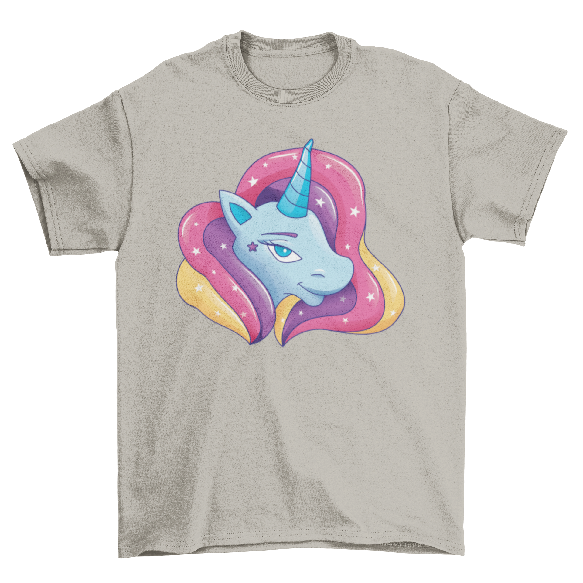A colorful Unicorn Balloon T-shirt featuring a whimsical unicorn balloon design, perfect for casual wear.