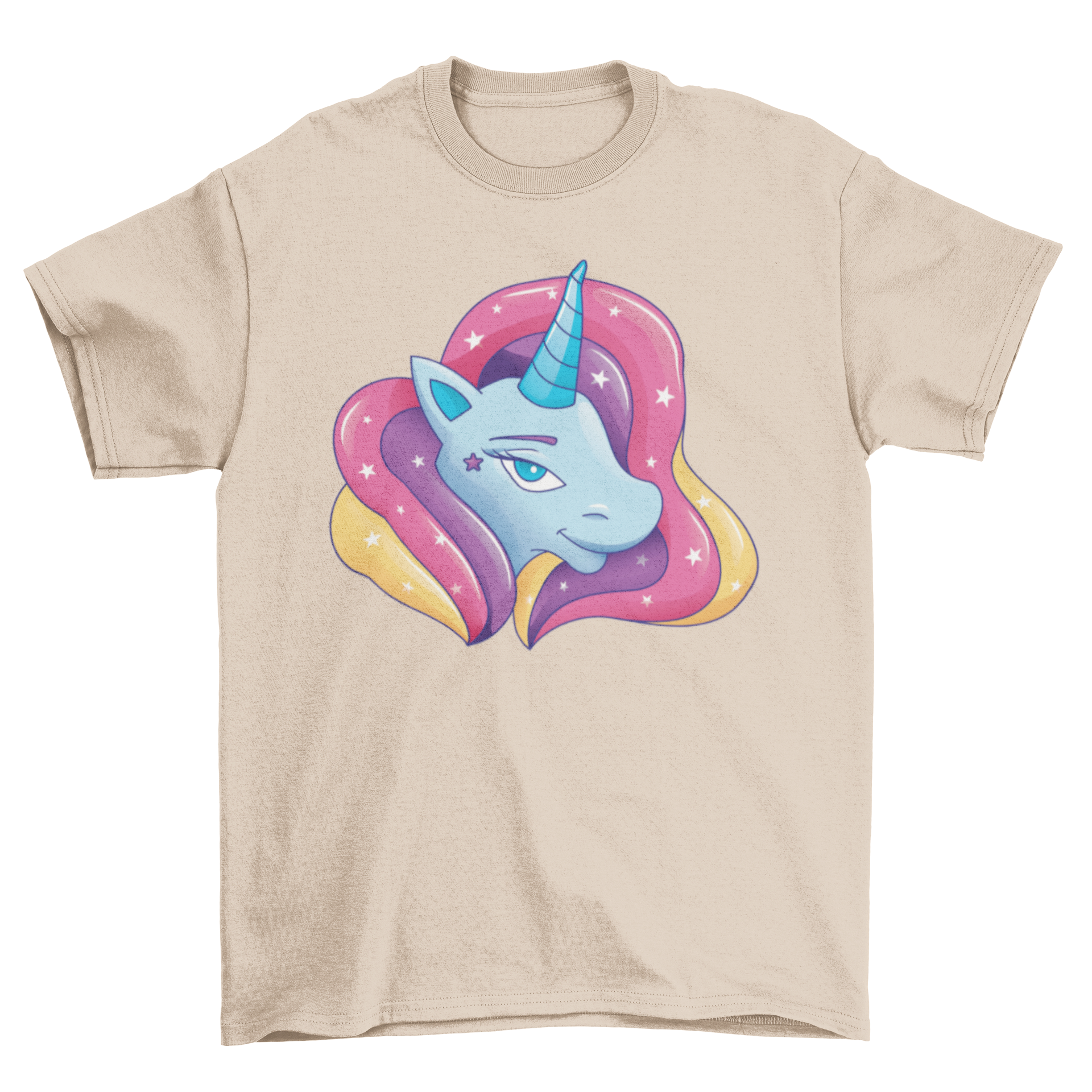 A colorful Unicorn Balloon T-shirt featuring a whimsical unicorn balloon design, perfect for casual wear.
