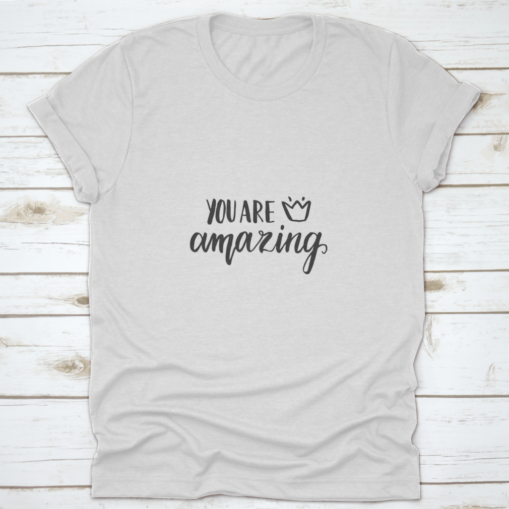 Vector hand drawn poster featuring the phrase 'You Are Amazing' in a stylish design, perfect for home or office decor.