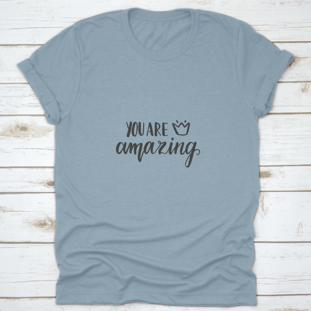 Vector hand drawn poster featuring the phrase 'You Are Amazing' in a stylish design, perfect for home or office decor.