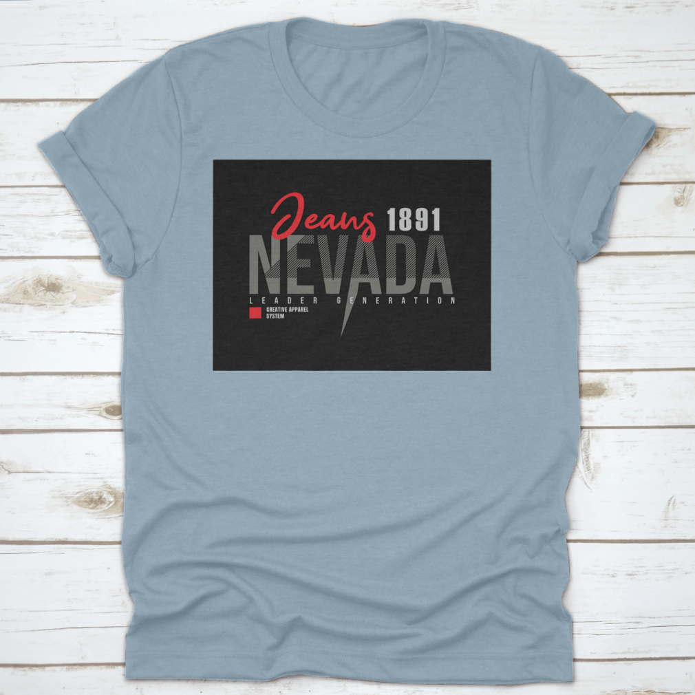 Vector illustration of the text graphic 'Nevada', showcasing vibrant colors and a modern design suitable for various creative projects.