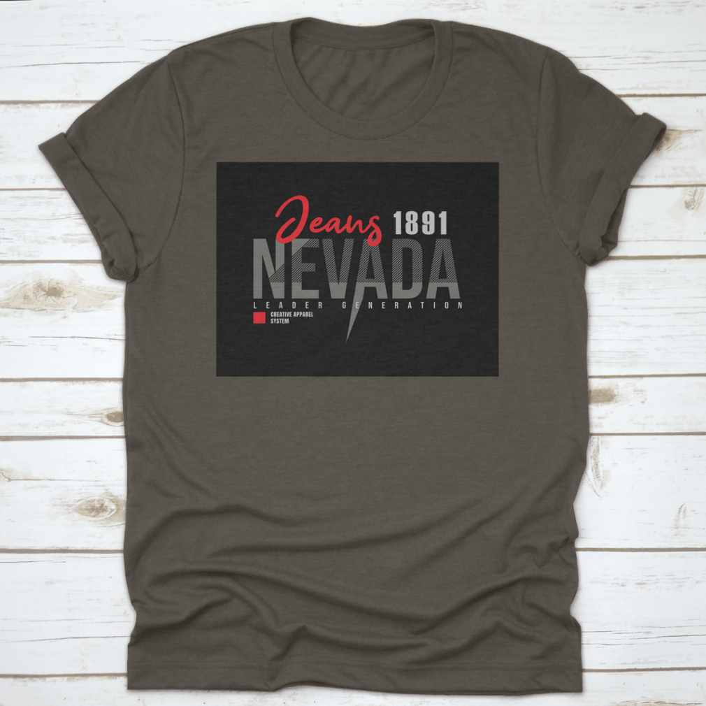 Vector illustration of the text graphic 'Nevada', showcasing vibrant colors and a modern design suitable for various creative projects.