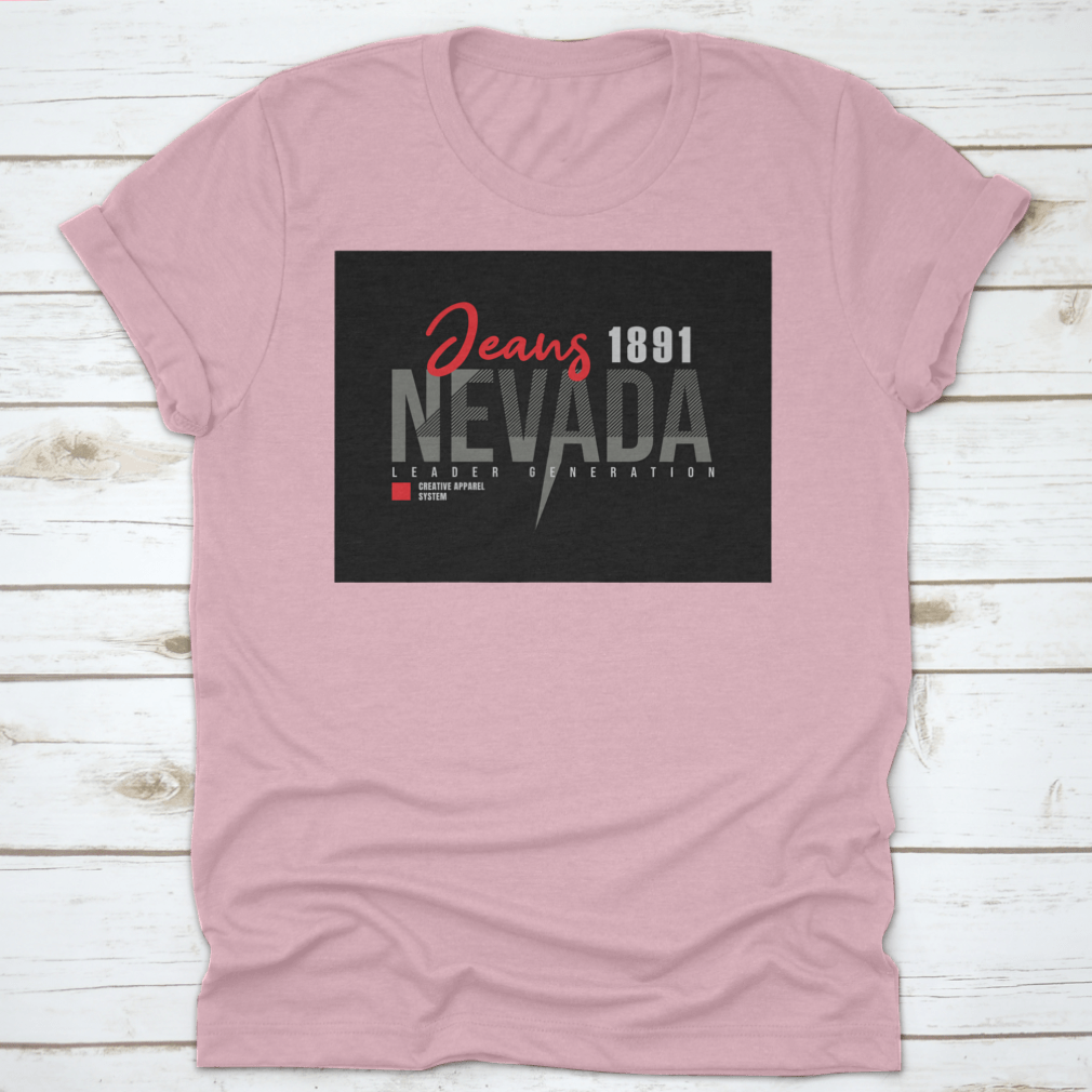 Vector illustration of the text graphic 'Nevada', showcasing vibrant colors and a modern design suitable for various creative projects.