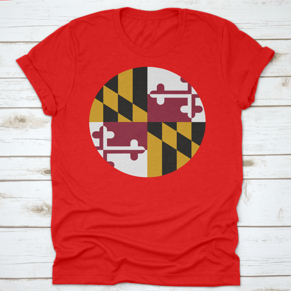 Vector illustration of the Circle State Flag representing a US federal state, showcasing vibrant colors and detailed design.