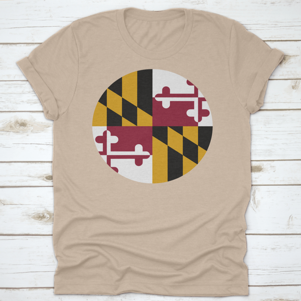 Vector illustration of the Circle State Flag representing a US federal state, showcasing vibrant colors and detailed design.