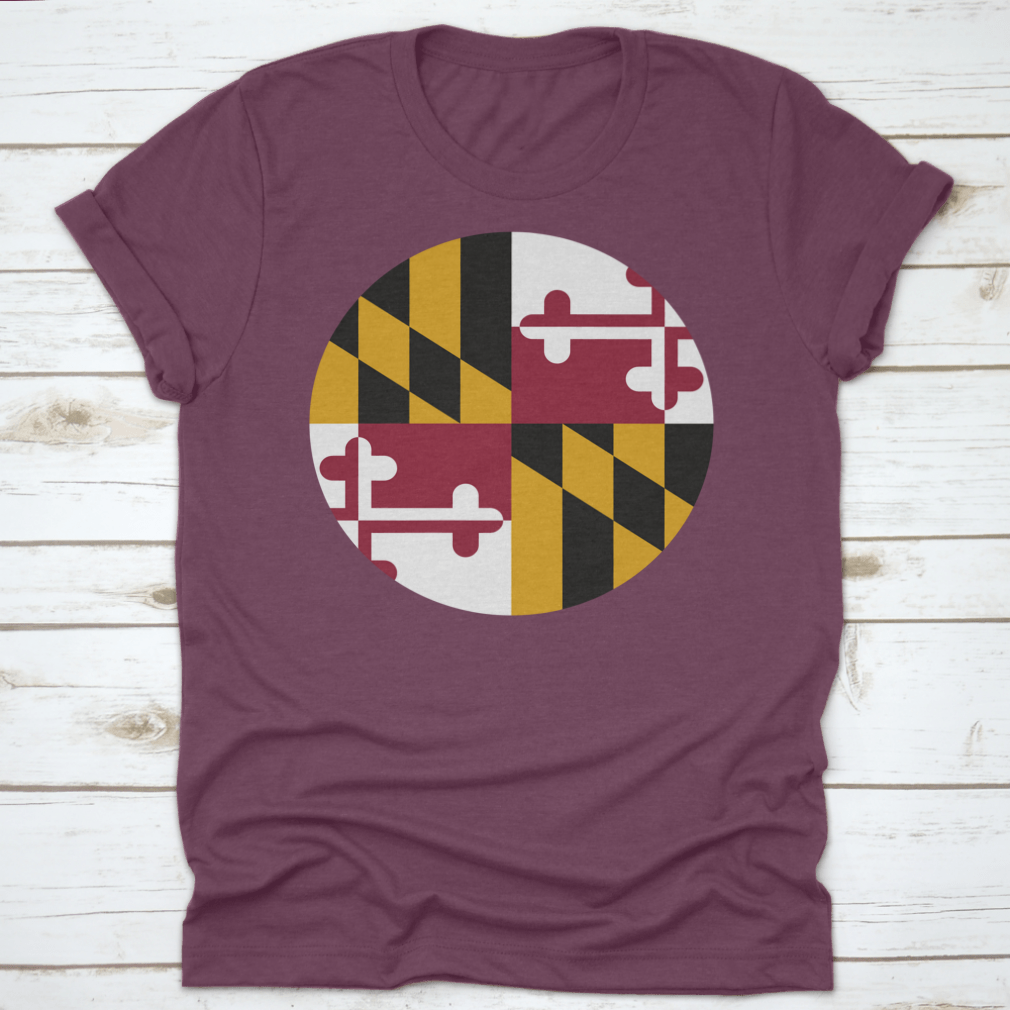 Vector illustration of the Circle State Flag representing a US federal state, showcasing vibrant colors and detailed design.