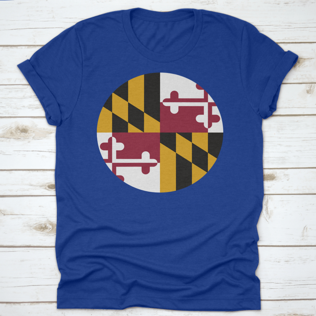 Vector illustration of the Circle State Flag representing a US federal state, showcasing vibrant colors and detailed design.