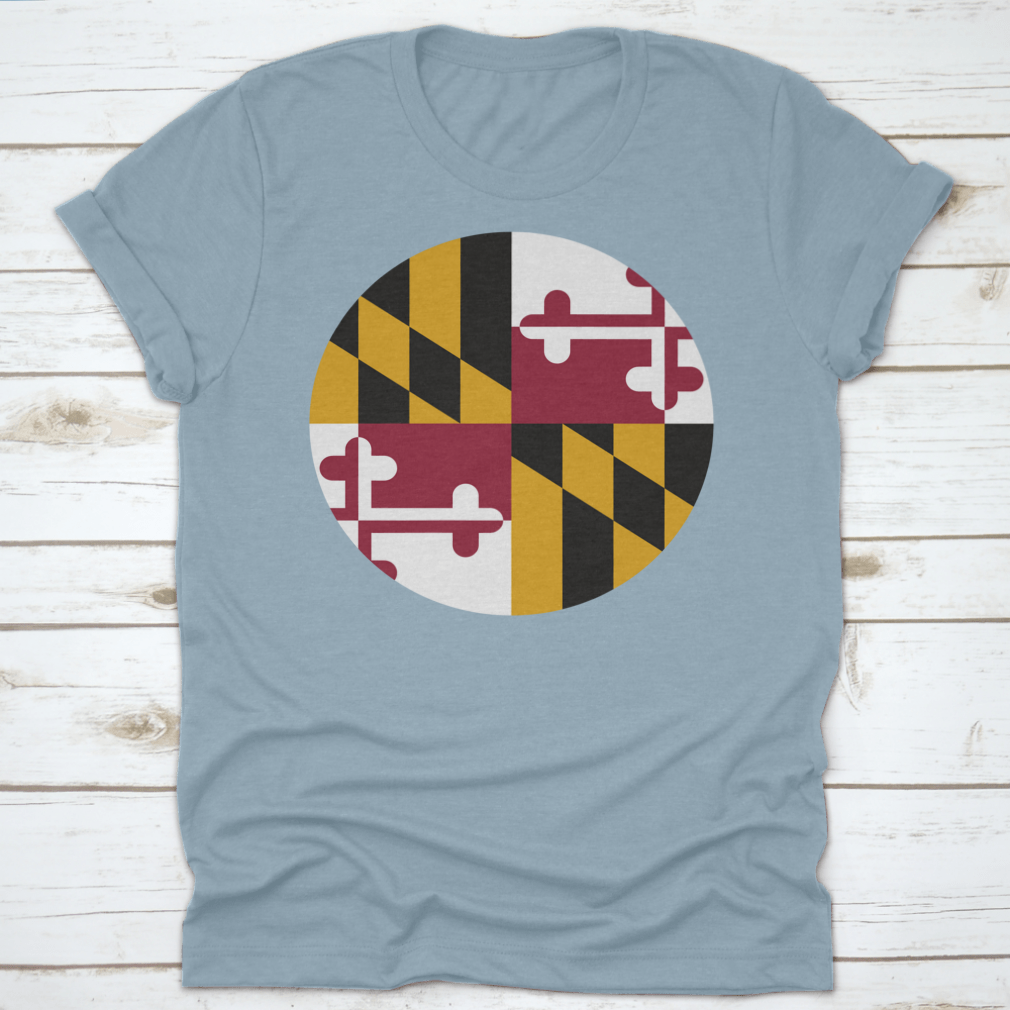 Vector illustration of the Circle State Flag representing a US federal state, showcasing vibrant colors and detailed design.