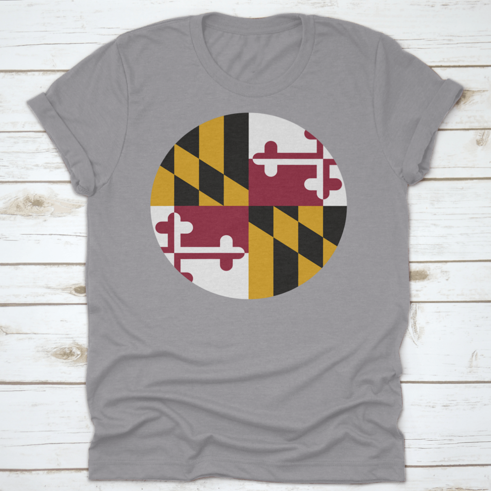 Vector illustration of the Circle State Flag representing a US federal state, showcasing vibrant colors and detailed design.