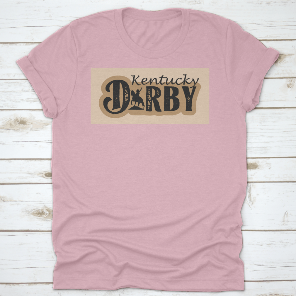 Vector illustration silhouette of Kentucky featuring the Dorby Racing horse logo, showcasing a dynamic and elegant design.