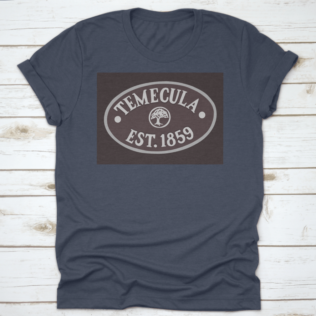 A stylish travel lover t-shirt featuring 'Welcome Aboard In Temecula, California' design, made from soft cotton fabric.