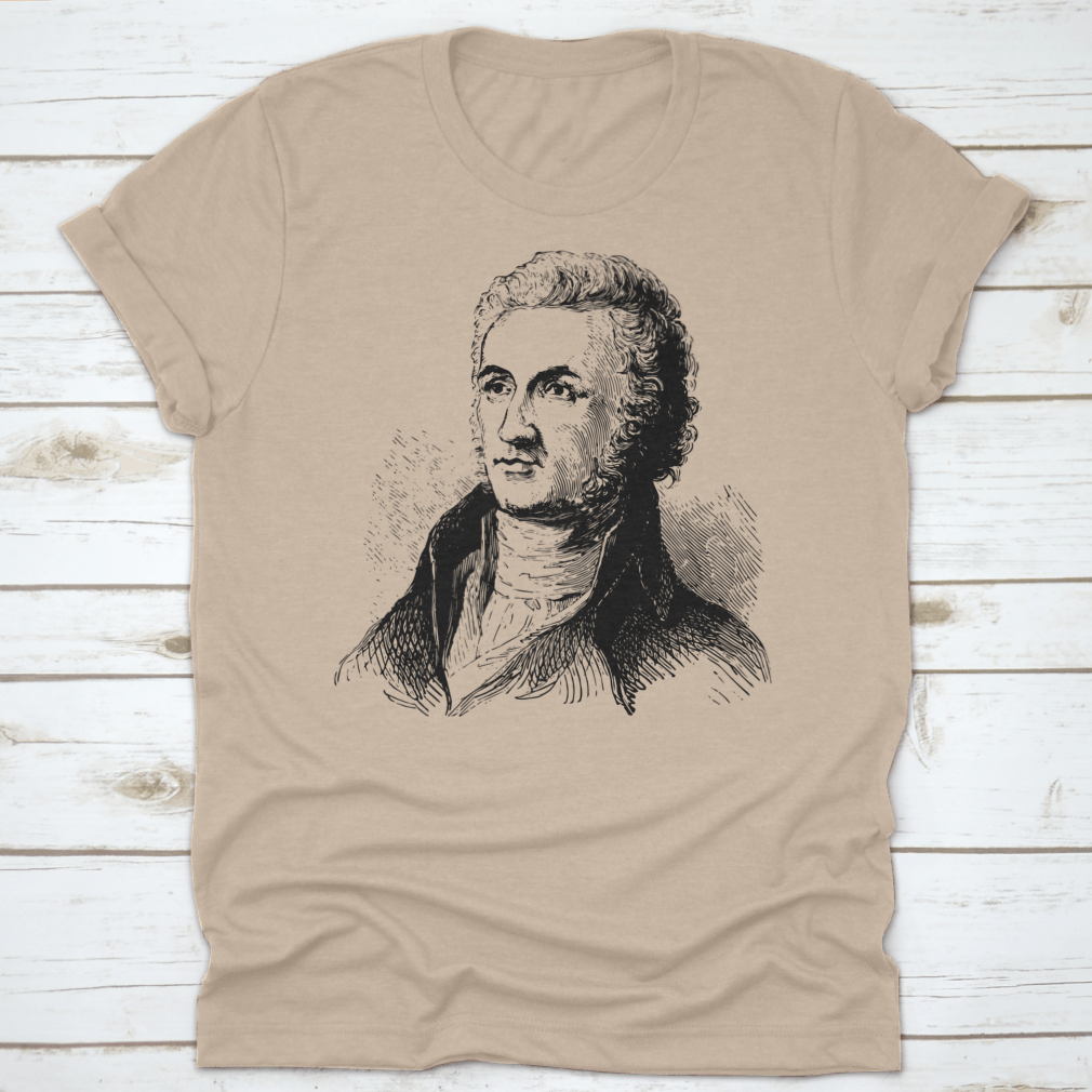 William Richardson Davie t-shirt made from 100% cotton, featuring a classic fit and midweight fabric, ideal for casual wear.