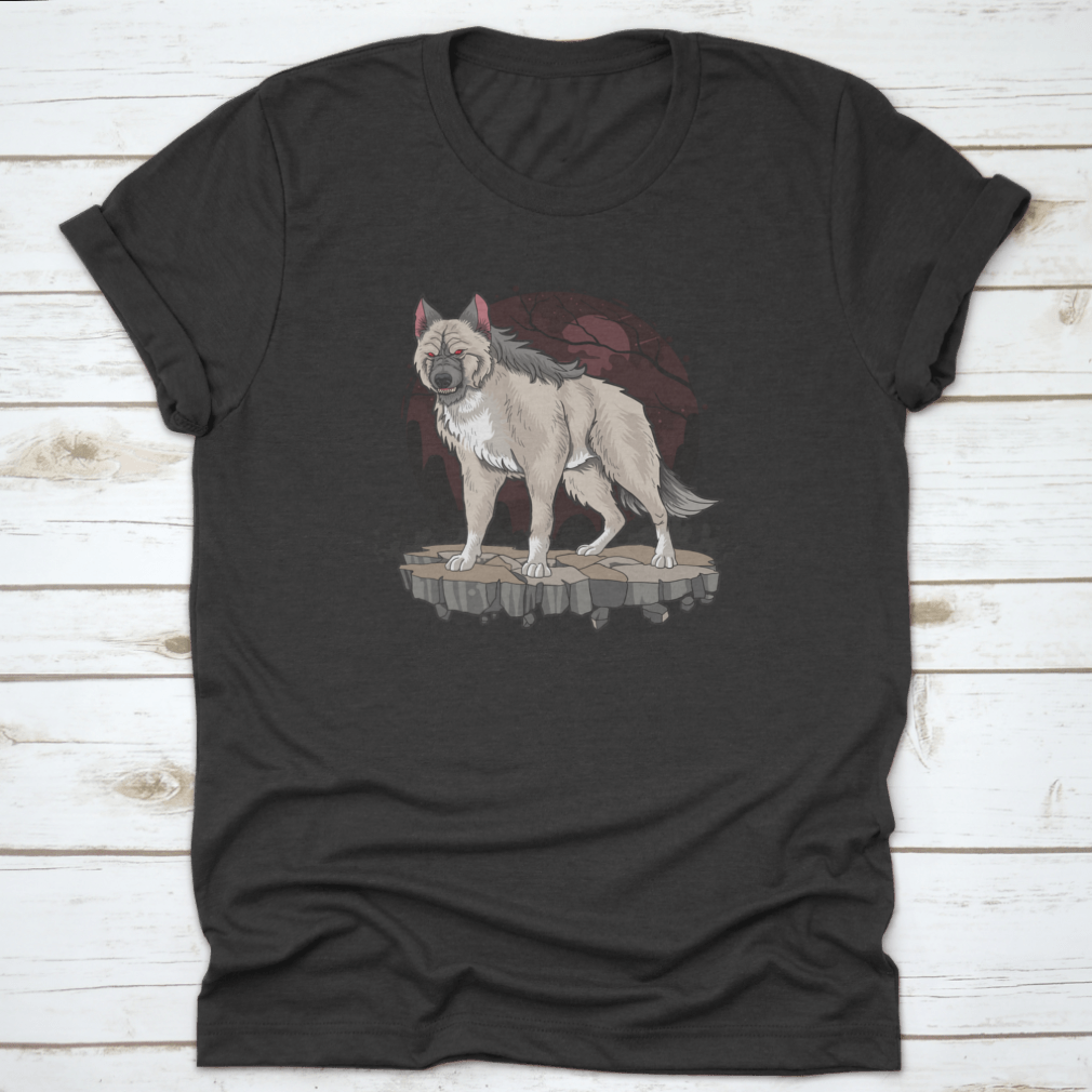 A stylish Wolf In Raget shirt design featuring a unique graphic on a comfortable cotton fabric.