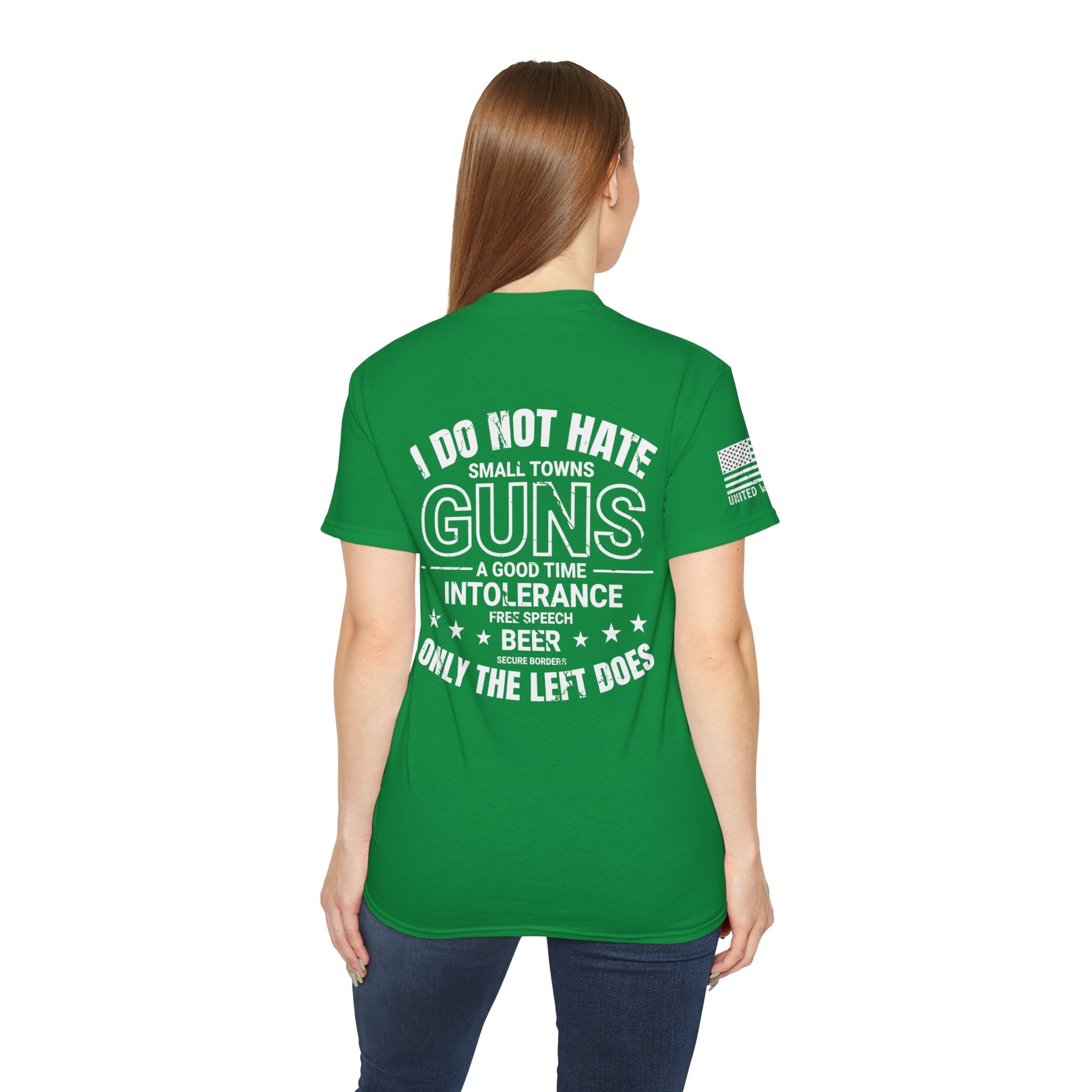 A stylish women's cotton t-shirt featuring a bold statement slogan, showcasing its comfortable fit and quality fabric.