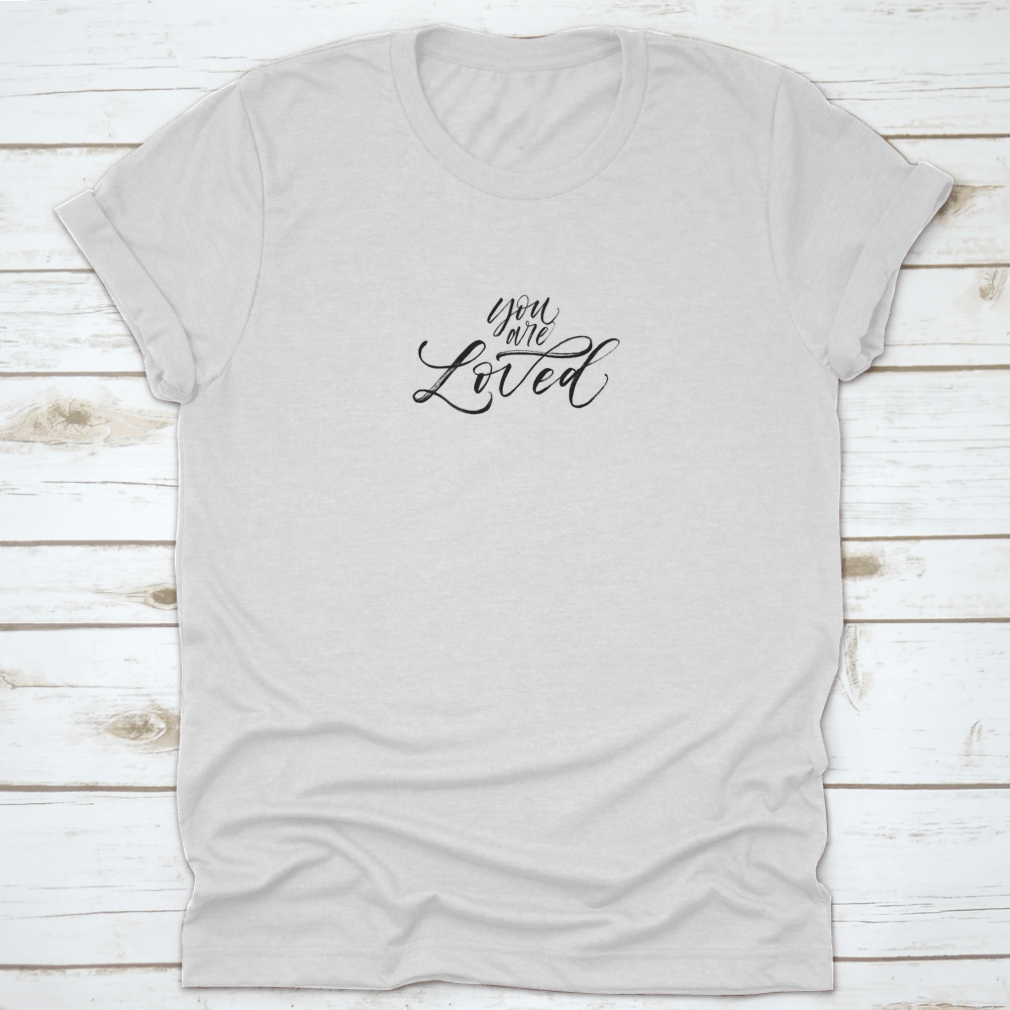 A beautifully illustrated 'You Are Loved' postcard featuring an ink design, perfect for Valentine's Day.