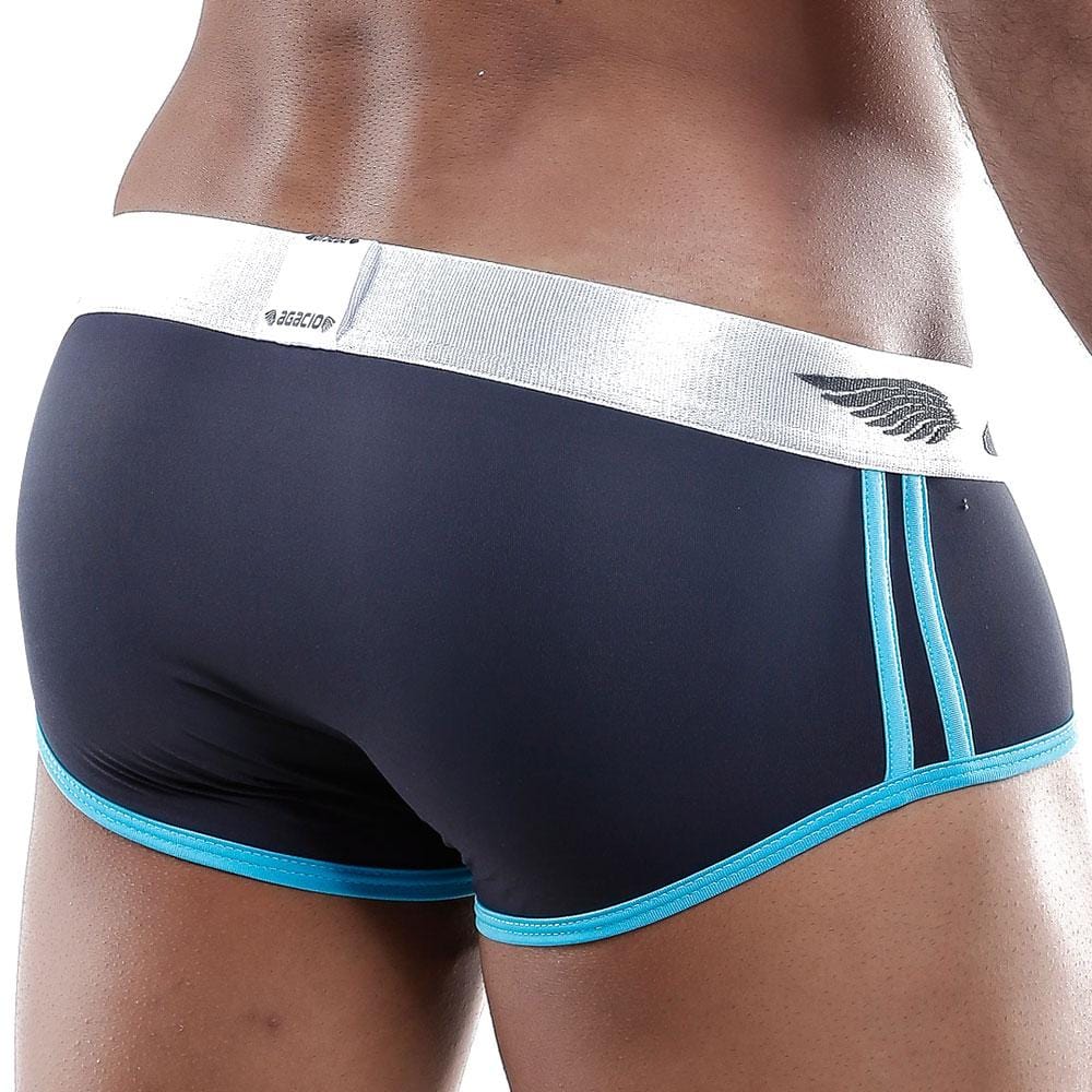 Agacio AGH027 Brief in a stylish low rise fit, showcasing smooth fabric and supportive design features.