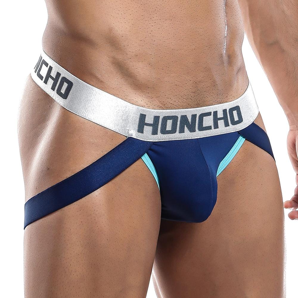 Honcho HOE003 Jockstrap showcasing its stylish design and breathable fabric, perfect for sporty activities.