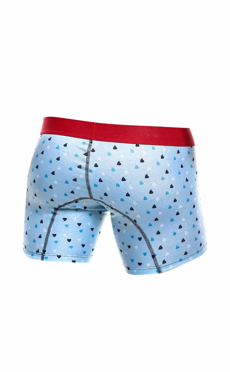 MaleBasics 3-Pack Boxer Brief Prints featuring unique designs including boats and marine patterns, crafted from soft viscose fabric.