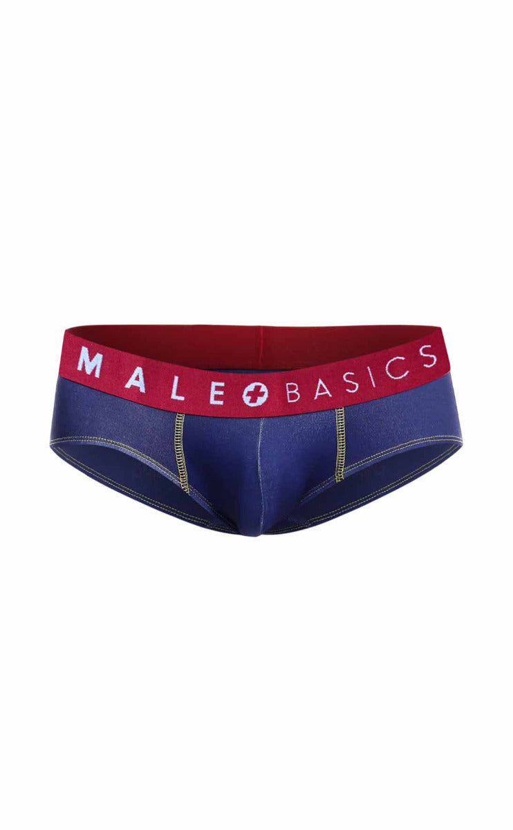 MaleBasics 3-Pack Brief Prints Marine featuring unique designs, soft viscose fabric, and ethical craftsmanship by Colombian artisans.