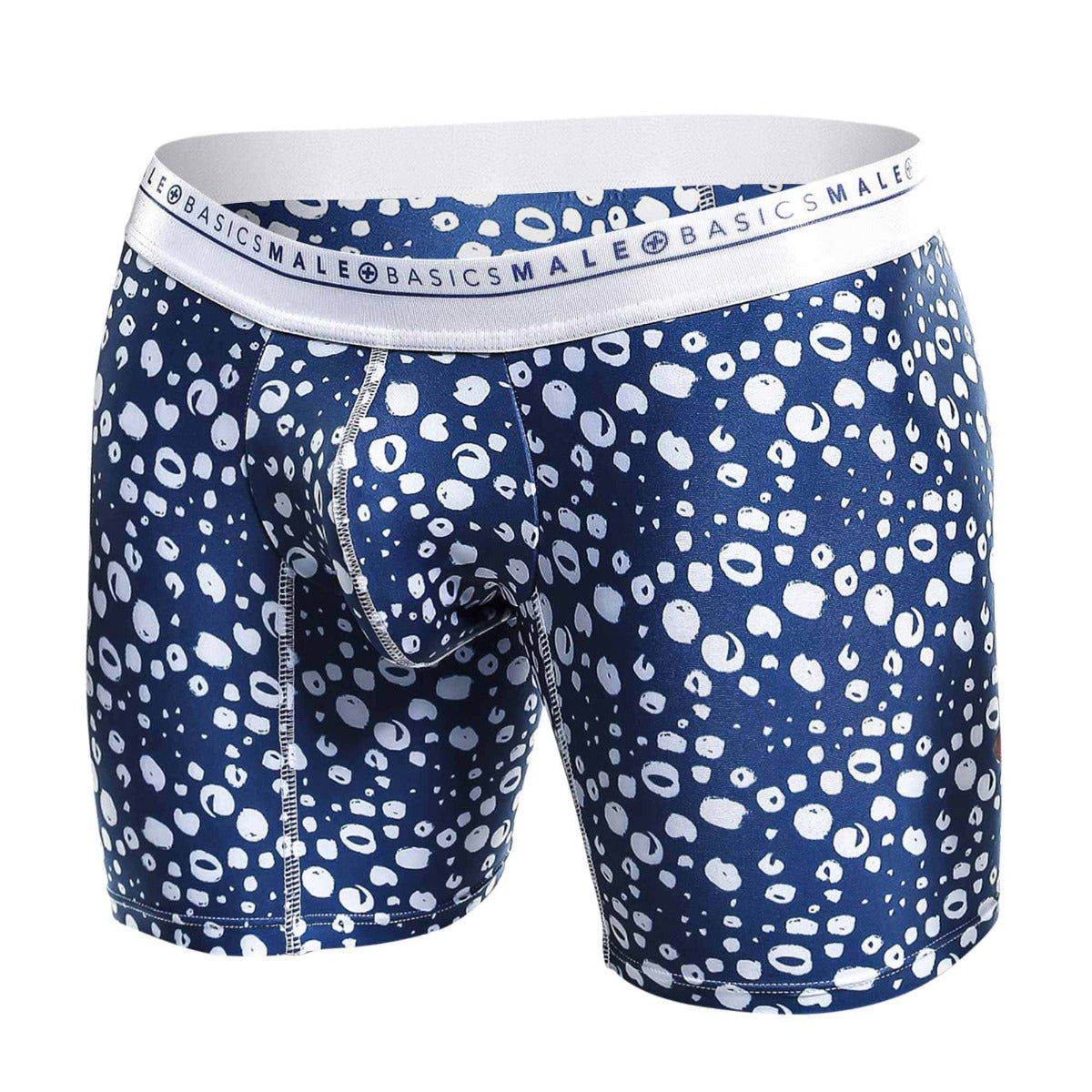 Malebasics Boxer Brief Hipster Paros featuring a luxurious blend of microfiber and lycra, showcasing vibrant patterns and a modern design.