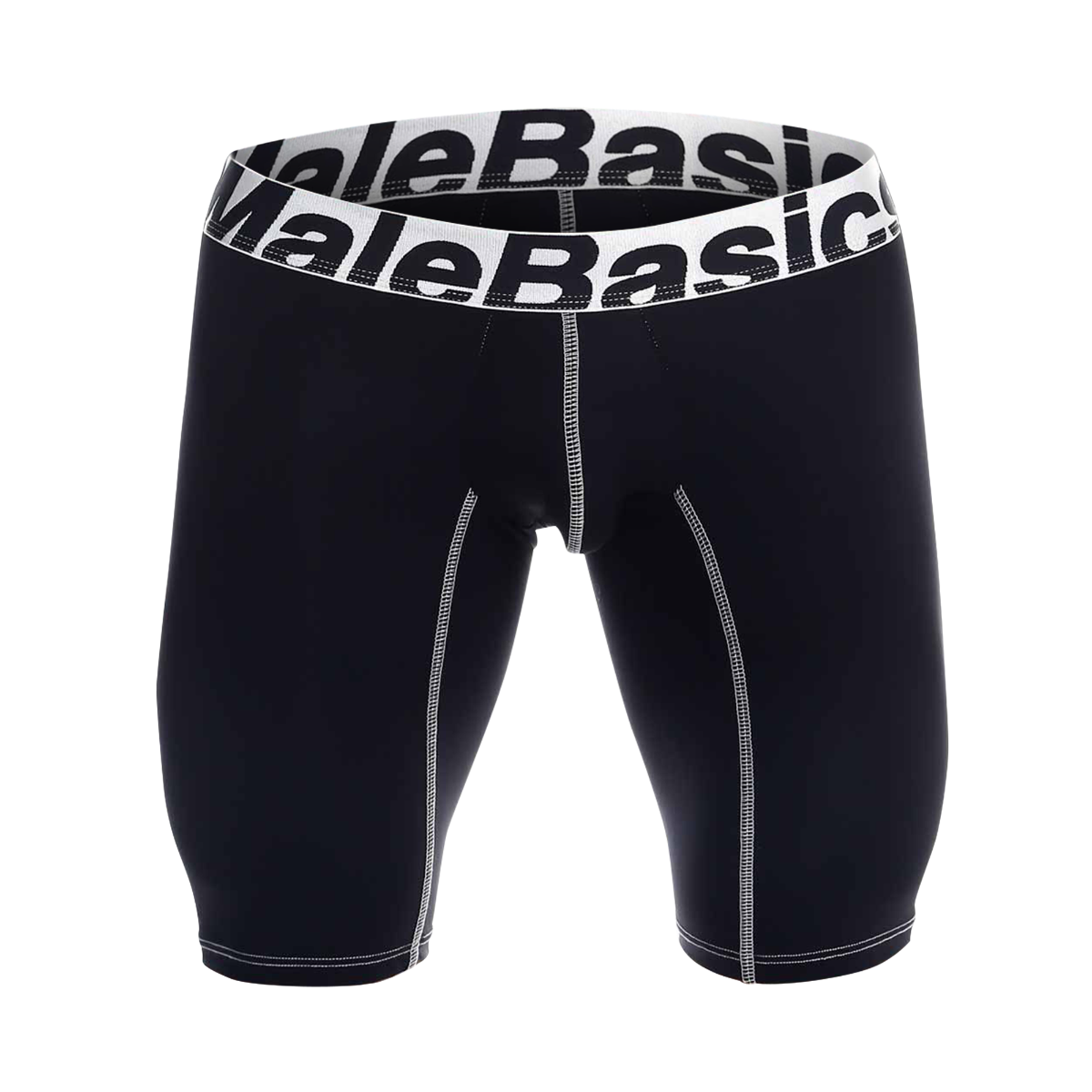 MaleBasics Microfiber Athletic Boxer featuring a sleek design, made from a premium blend of microfiber polyester and lycra, ideal for comfort and performance.
