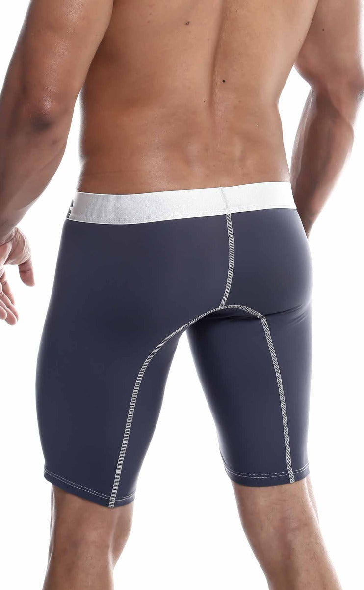 MaleBasics Microfiber Athletic Boxer featuring a sleek design, made from a premium blend of microfiber polyester and lycra, ideal for comfort and performance.