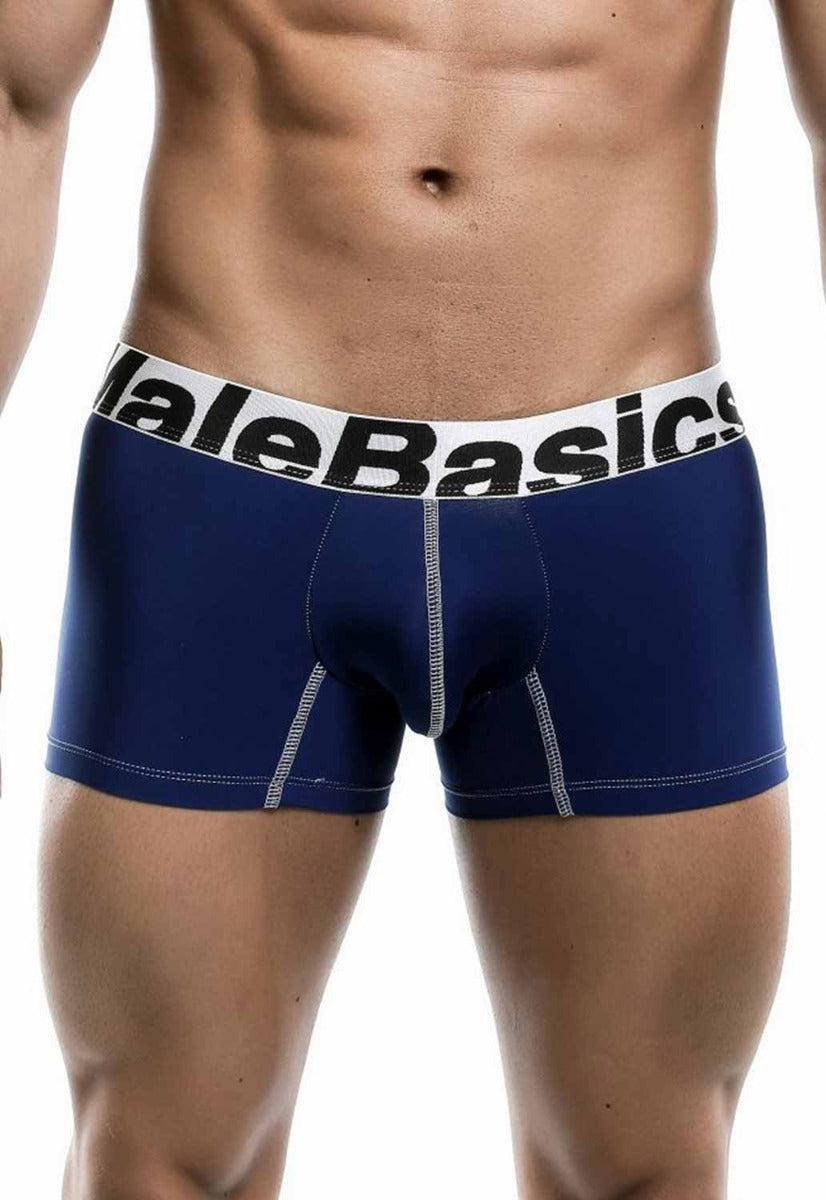 MaleBasics Microfiber Boxer featuring a snug fit, wide waistband, and precision stitching, designed for comfort and style.