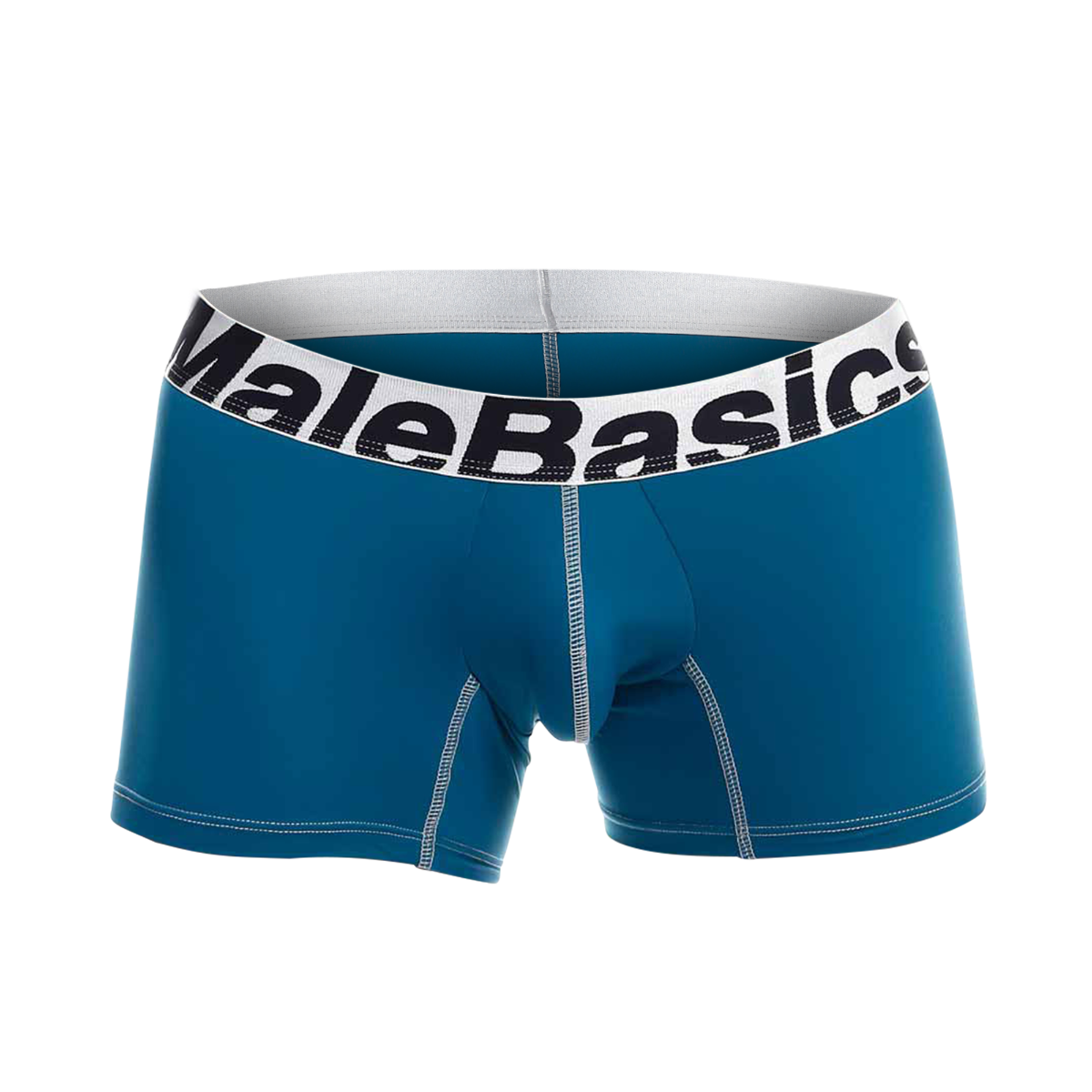 MaleBasics Microfiber Boxer featuring a snug fit, wide waistband, and precision stitching, designed for comfort and style.