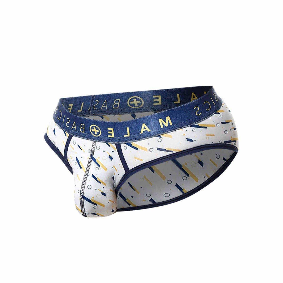 Malebasics Sexy Pouch Brief in Sodapop print, showcasing vibrant colors and a stylish design for men.