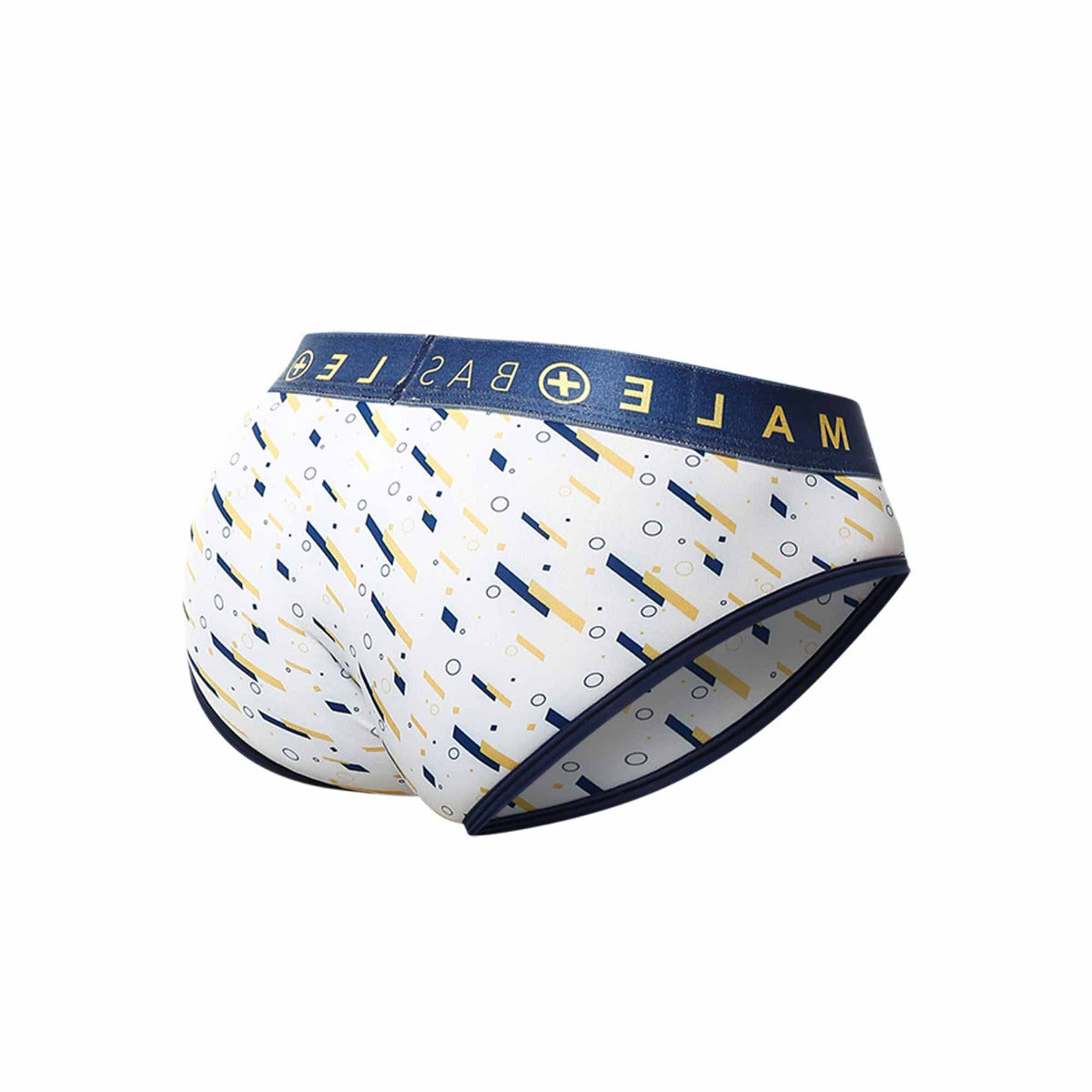 Malebasics Sexy Pouch Brief in Sodapop print, showcasing vibrant colors and a stylish design for men.