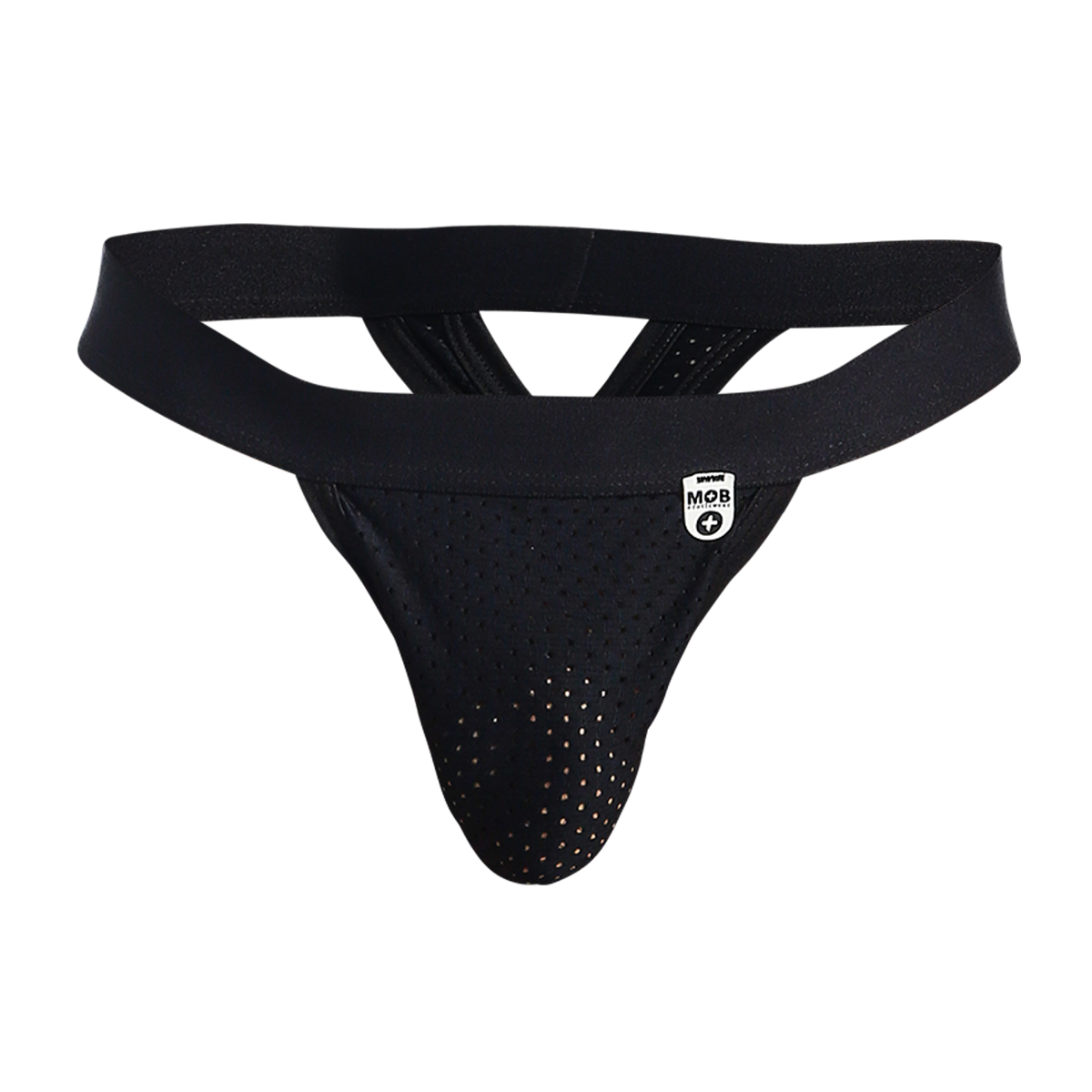 MOB Mesh Y Thong in vibrant colors, showcasing premium Yael fabric blend with a modern design.
