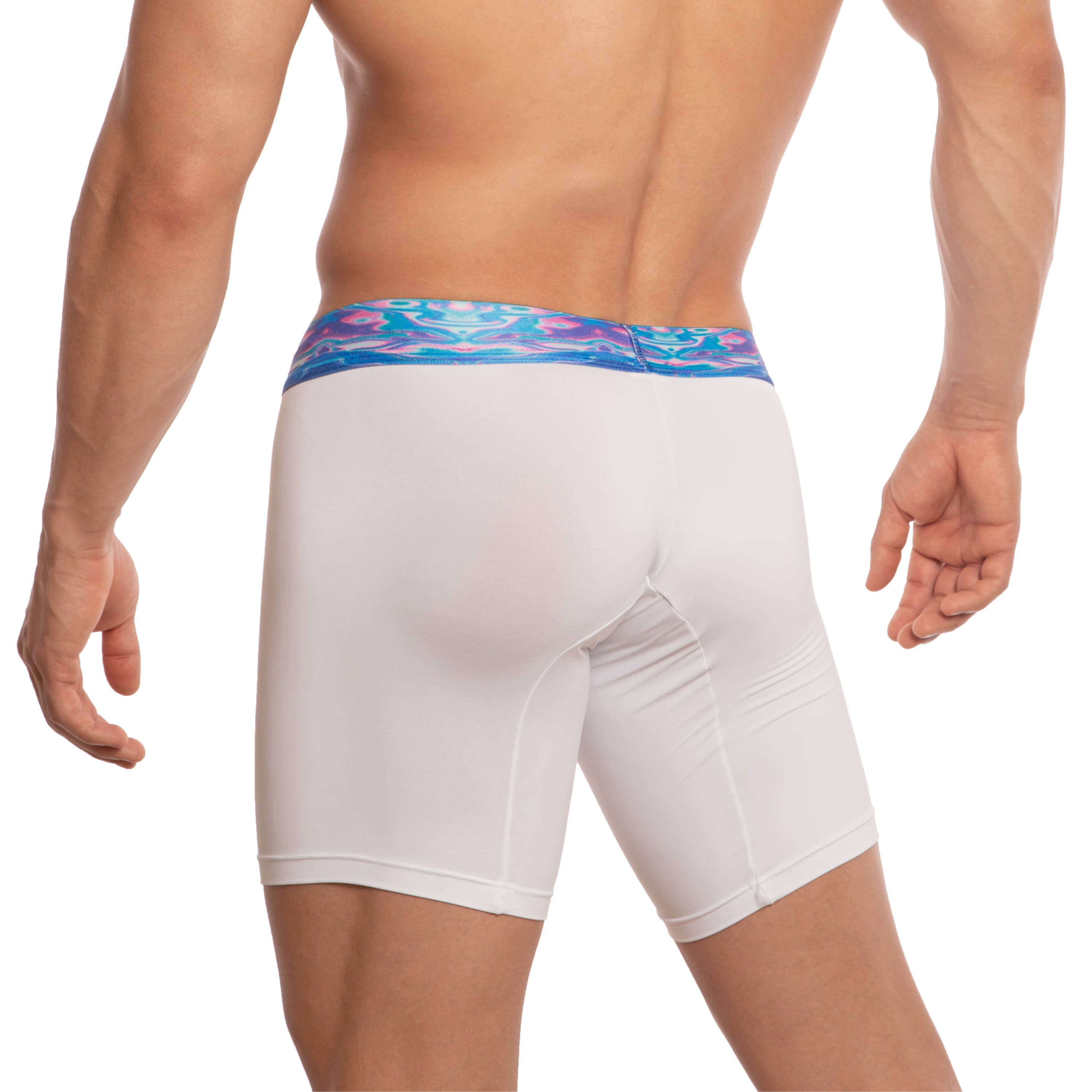 UDG001 The Pregame Boxer in various colors and sizes, showcasing its stylish design and comfortable fit for men.