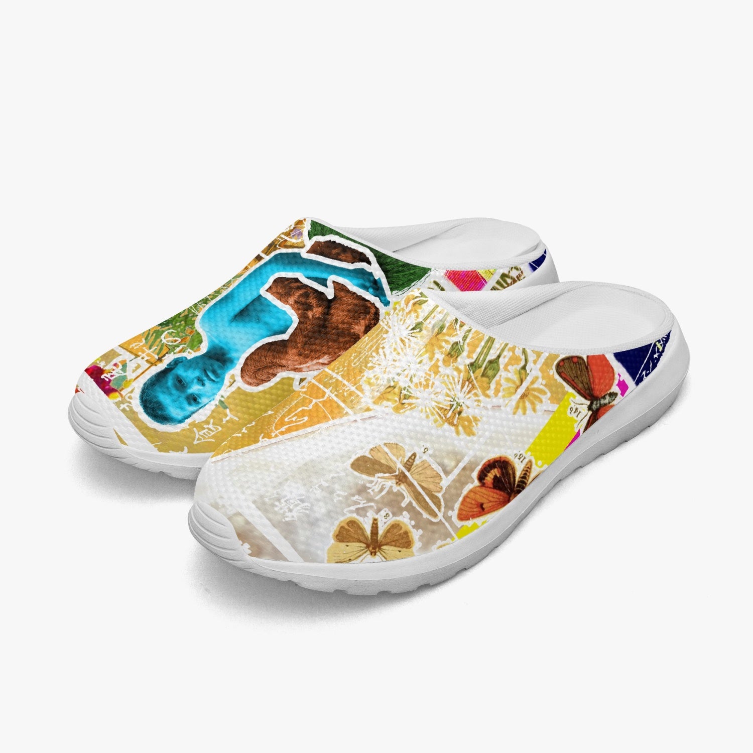 Casual Mesh Non-Woven Slippers featuring breathable fabric and anti-slip sole, designed for unisex comfort.