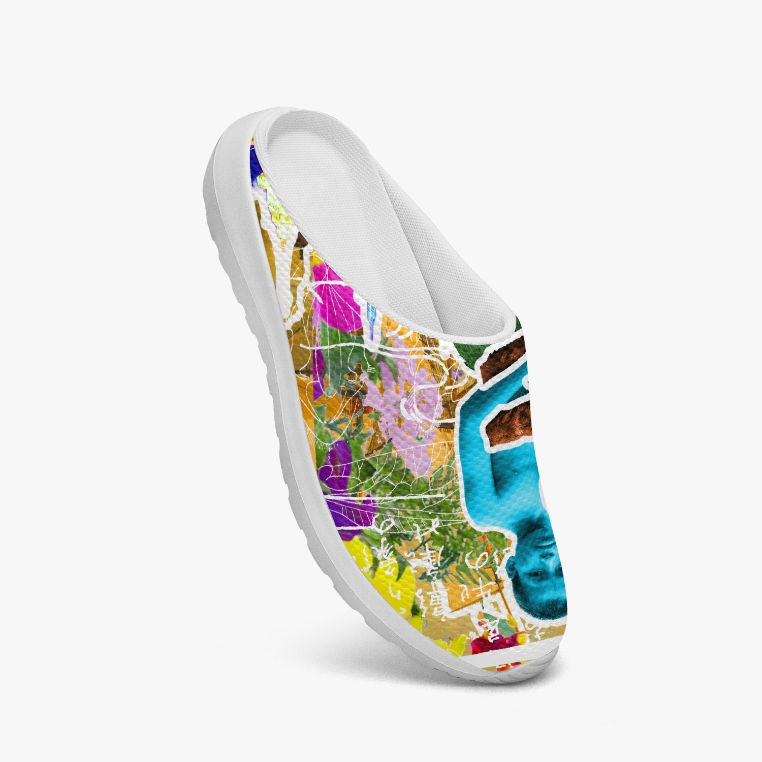 Casual Mesh Non-Woven Slippers featuring breathable fabric and anti-slip sole, designed for unisex comfort.