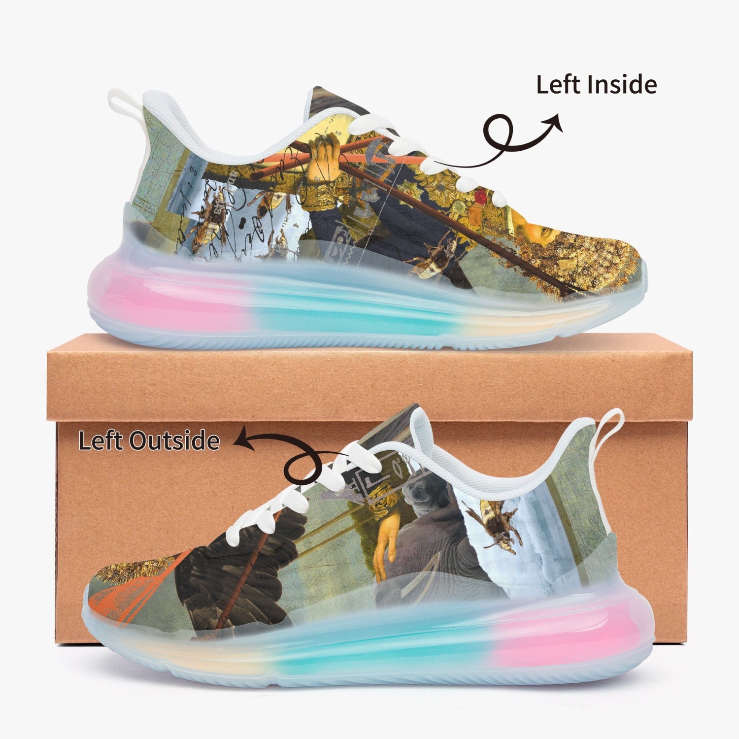 A pair of 530 Lightweight Air Cushion Sneakers showcasing their sleek design and breathable material, perfect for all-day comfort.