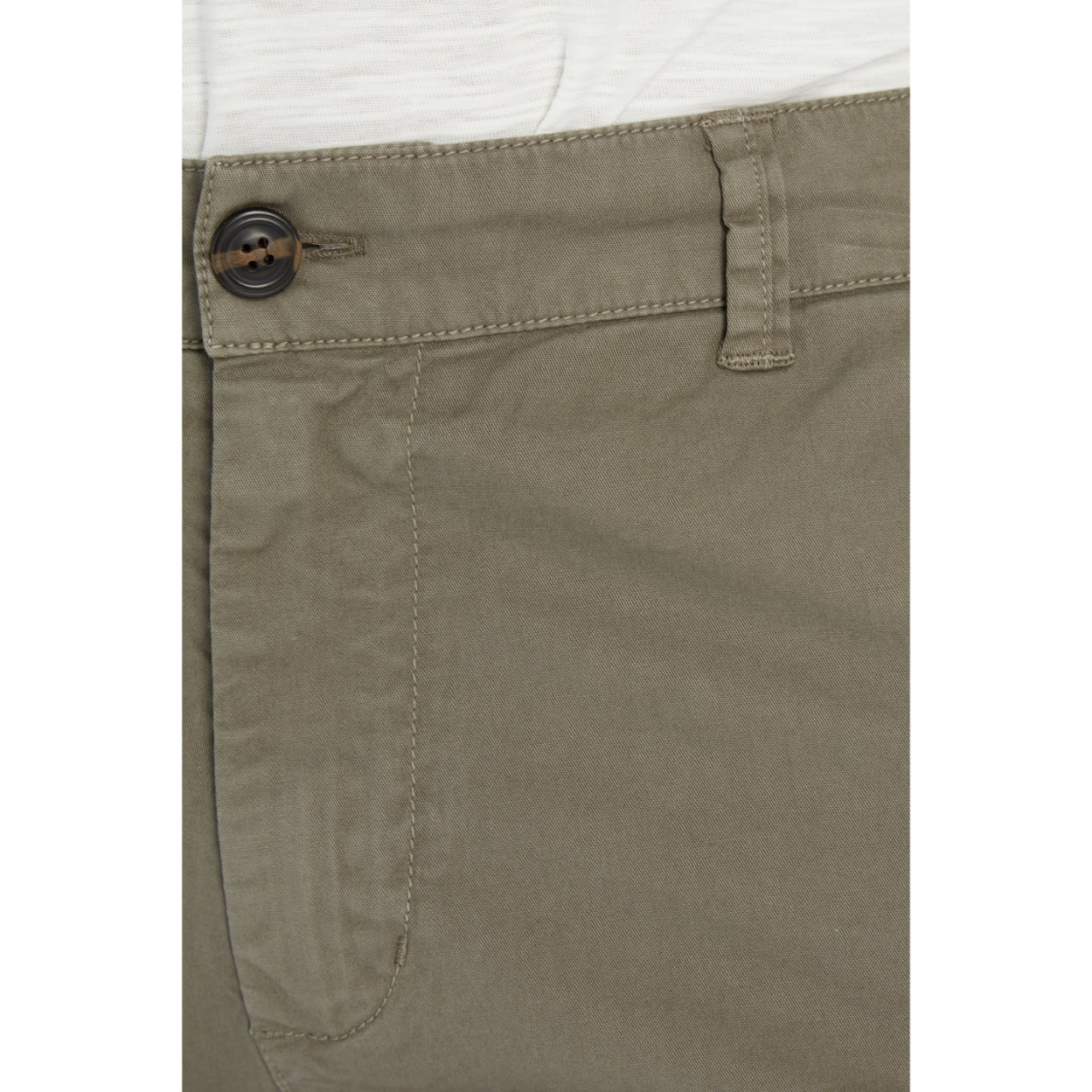 Adan Twill Shorts featuring a garment-dyed finish, four pockets, and a comfortable 9-inch inseam, made from a cotton-spandex blend.