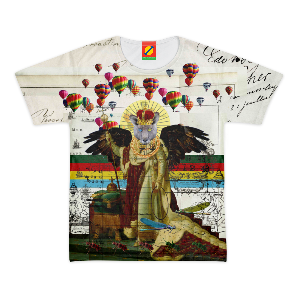ANIMAL MIX - THE HOLY EMPEROR IV Women's All Over Print Tee featuring vibrant colors and a classic round neck design.
