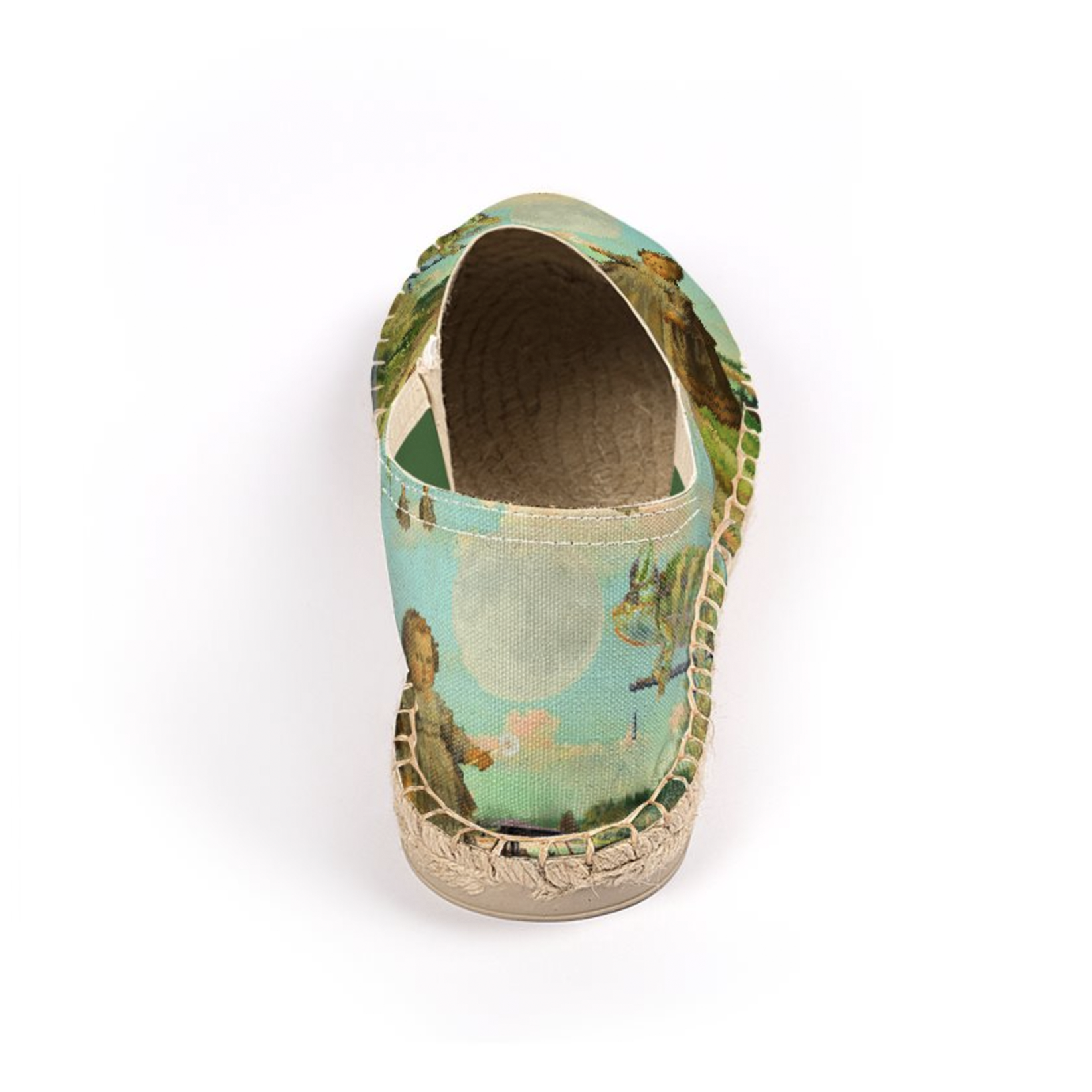 DANDELIONS Unisex All Over Print Espadrilles showcasing vibrant colors and unique design, perfect for summer wear.