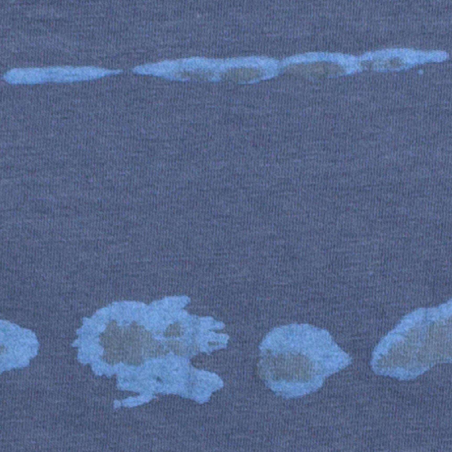 Dean Tee Baby in navy color featuring a trendy tie-dye design, made from super soft knit fabric for comfort.