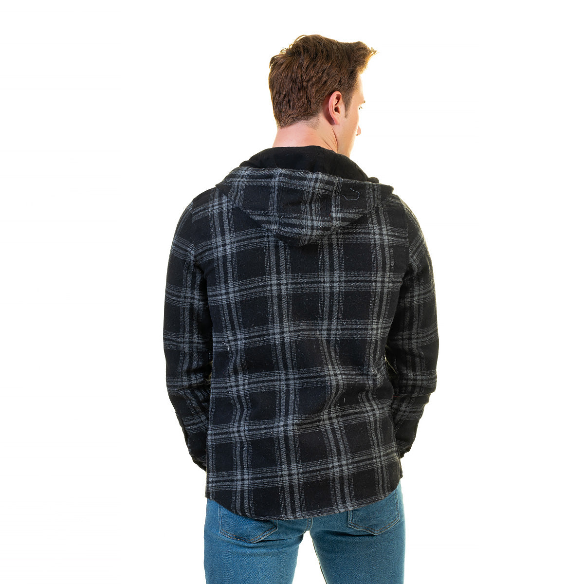 European Wool Luxury Zippered Hoodie Sweater Jacket in a stylish design, showcasing its soft fabric and full zip front.