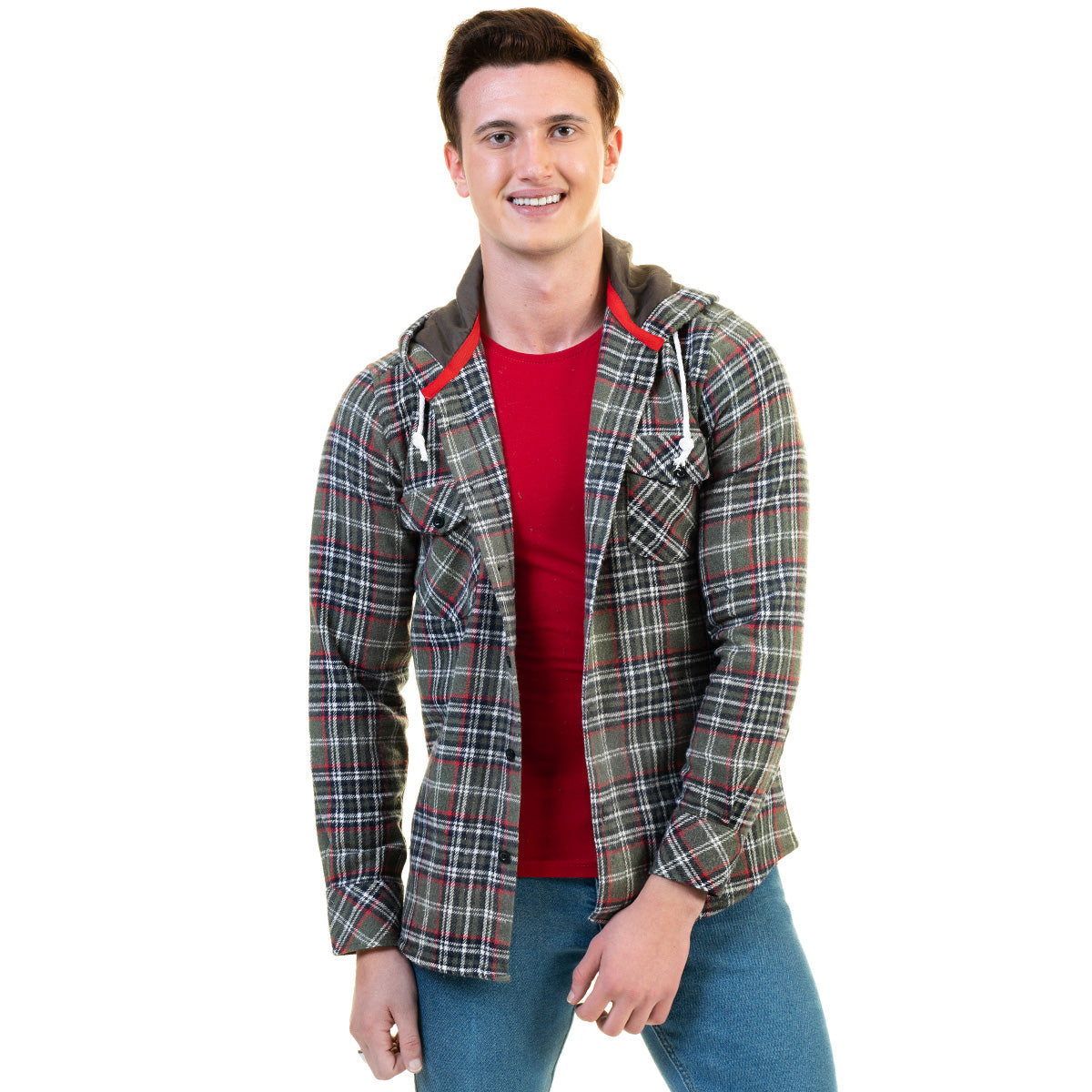 European Wool Luxury Zippered Hoodie Sweater Jacket in a stylish design, showcasing its soft fabric and full zip front.