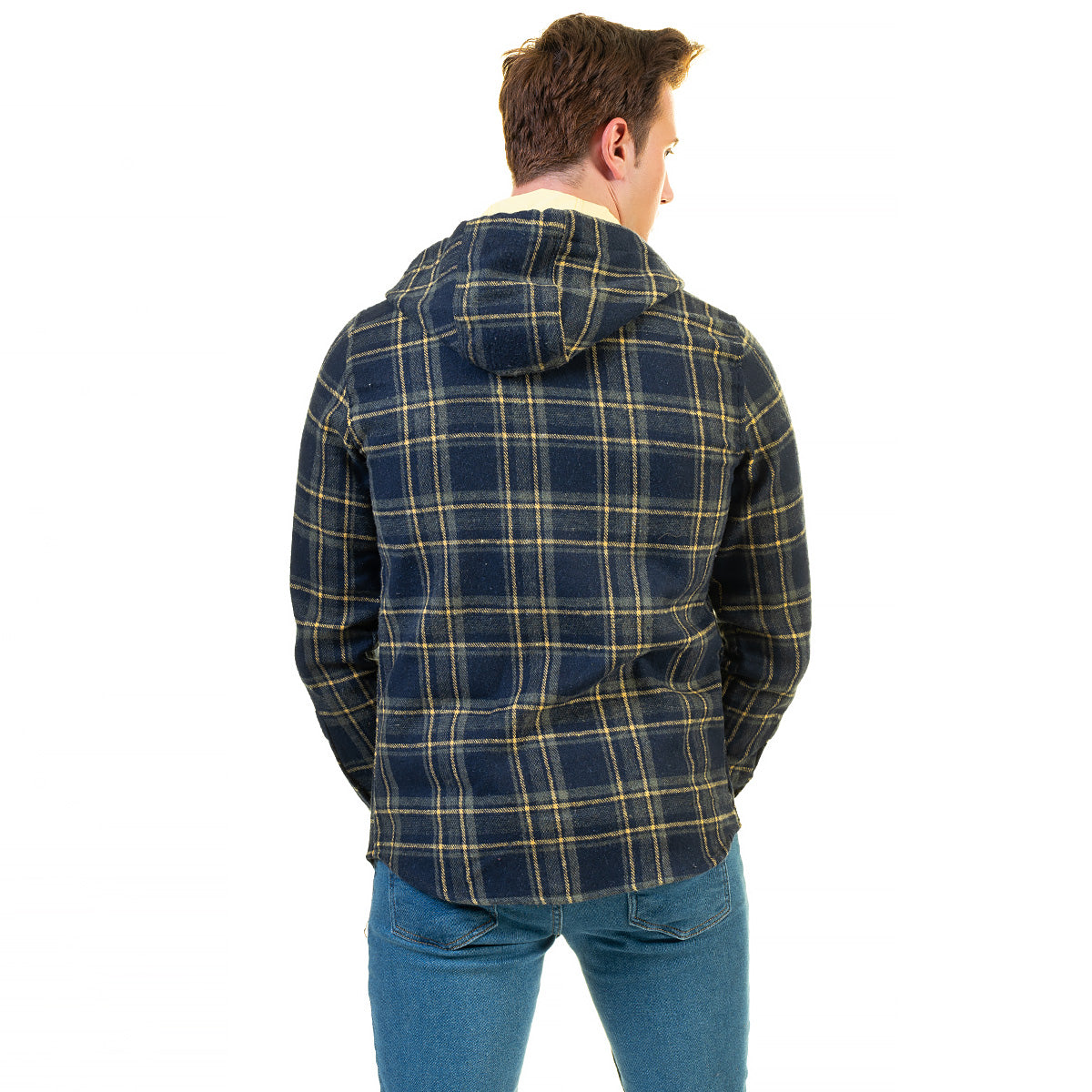 European Wool Luxury Zippered Hoodie Sweater Jacket in a stylish design, showcasing its soft fabric and full zip front.