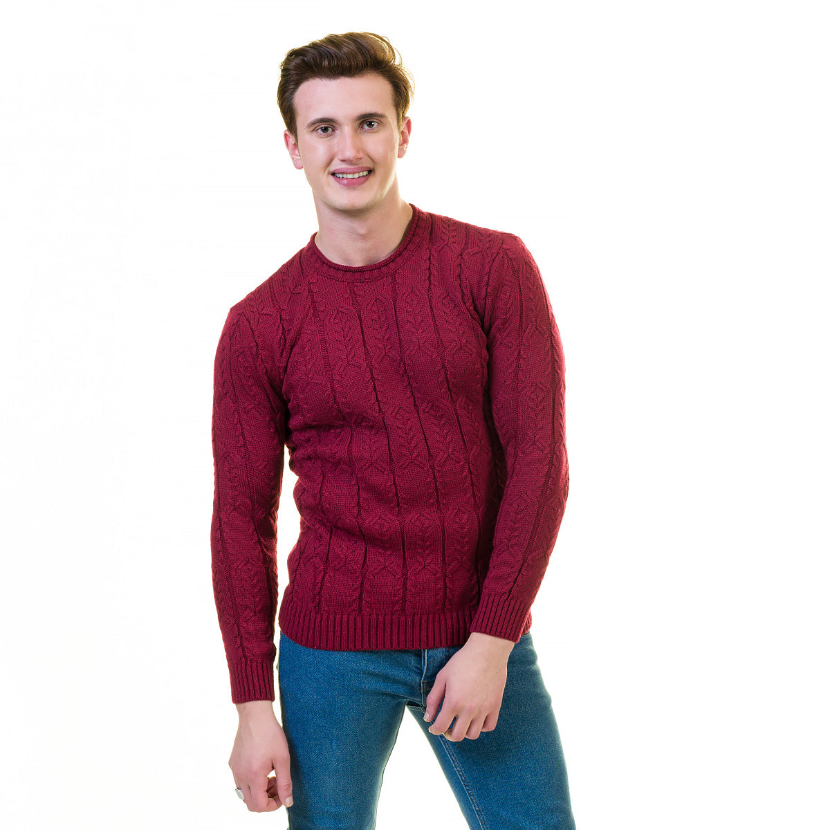 European Wool Luxury Zippered Sweater Jacket in a stylish design, featuring a full zip front and hoodie, made from soft cotton wool blend.