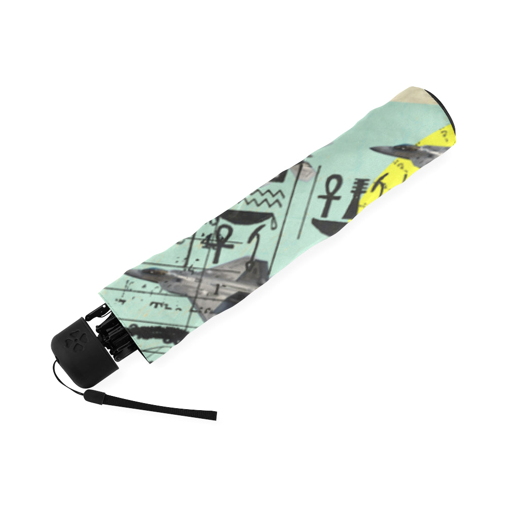 FLOWER POWER II Foldable Umbrella featuring vibrant prints and a lightweight design, perfect for rainy days.