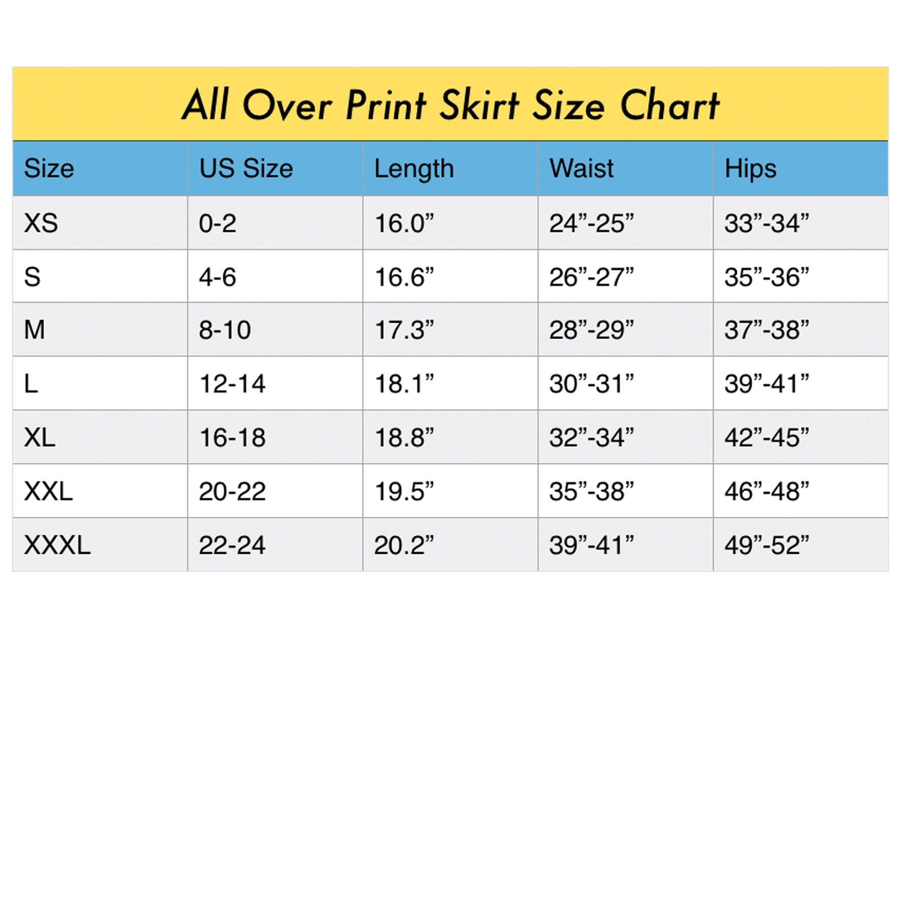 Vibrant KITCHENWARES AND DANDELIONS Skirt with all-over print design, showcasing colorful patterns on a soft, lightweight fabric.